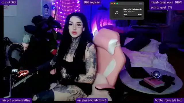 Tattoobambi Myfreecams - Hot Show Video - 2025 04-02 07:23:44